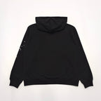 Black Cotton Slogan Pullover - Men's