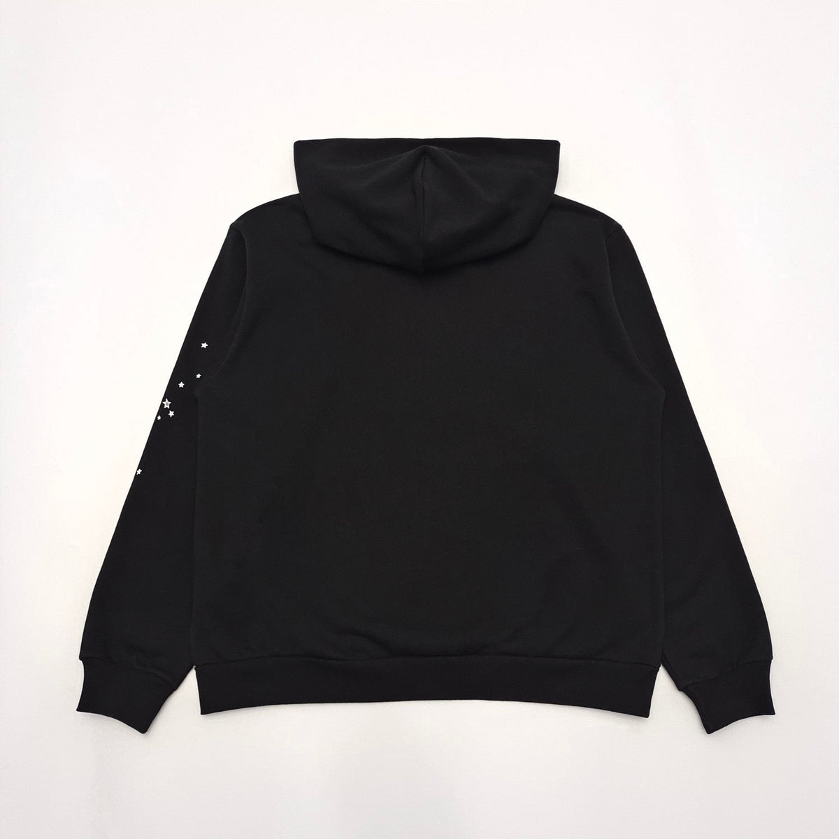 Black Cotton Slogan Pullover - Men's