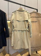 Navy Trench Coat - Men's
