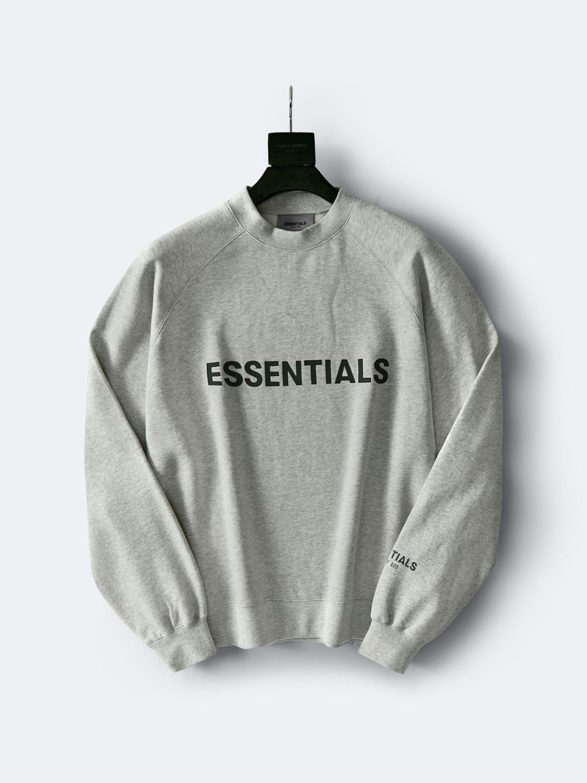 Essentials Light Grey Logo Sweatshirt - Men's