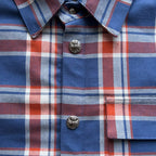 Blue Flannel Printed Sleeve Long-Sleeve - Men's