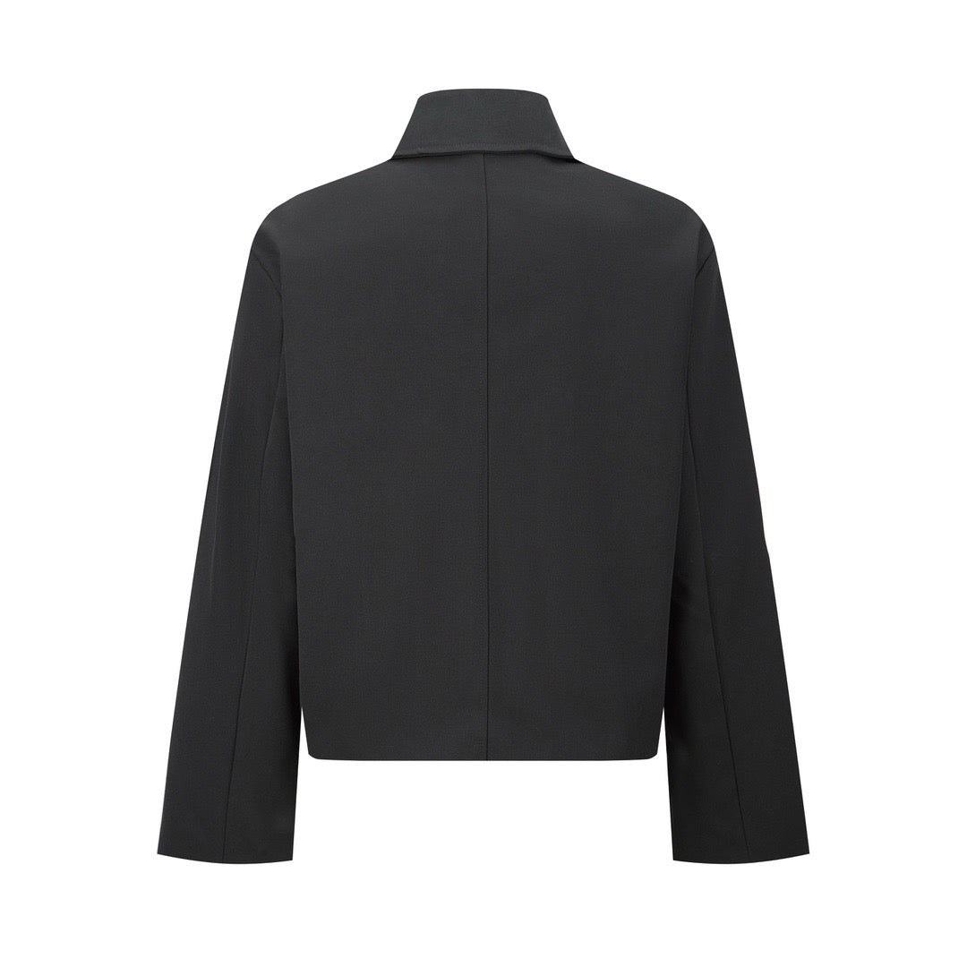 Black Cotton Patch Chore - Men's