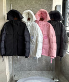 Black and White Parka - Men's