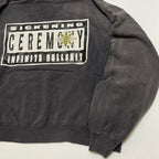 Black Cotton Washed Pullover - Men's