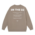 Black Cotton Planet Graphic Crewneck - Men's