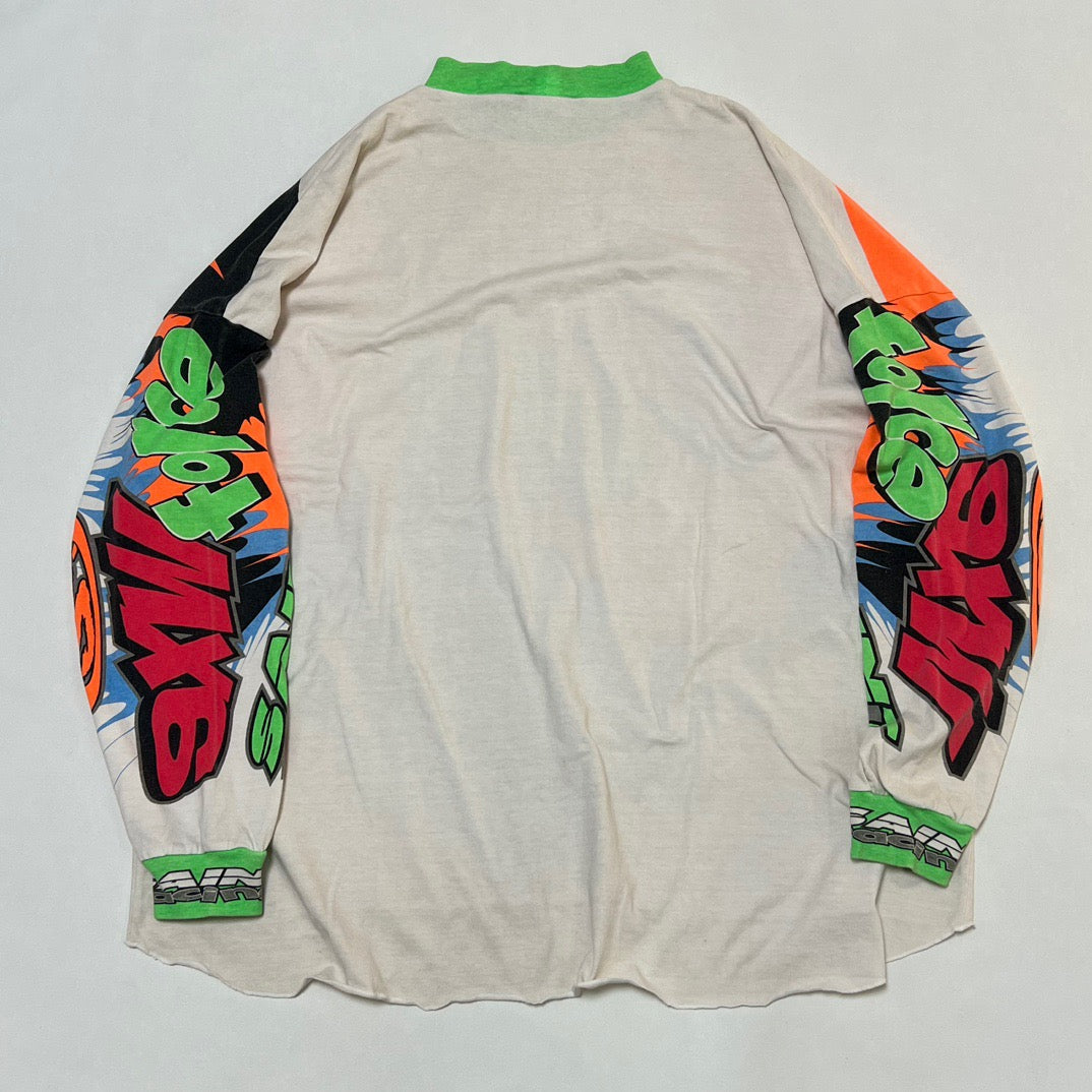 Cream Wool Graphic Crewneck - Men's