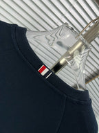 4-Bar Crewneck Grey Loopback - Men's