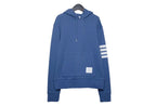 Grey Cotton Bar Stripe Pullover - Men's