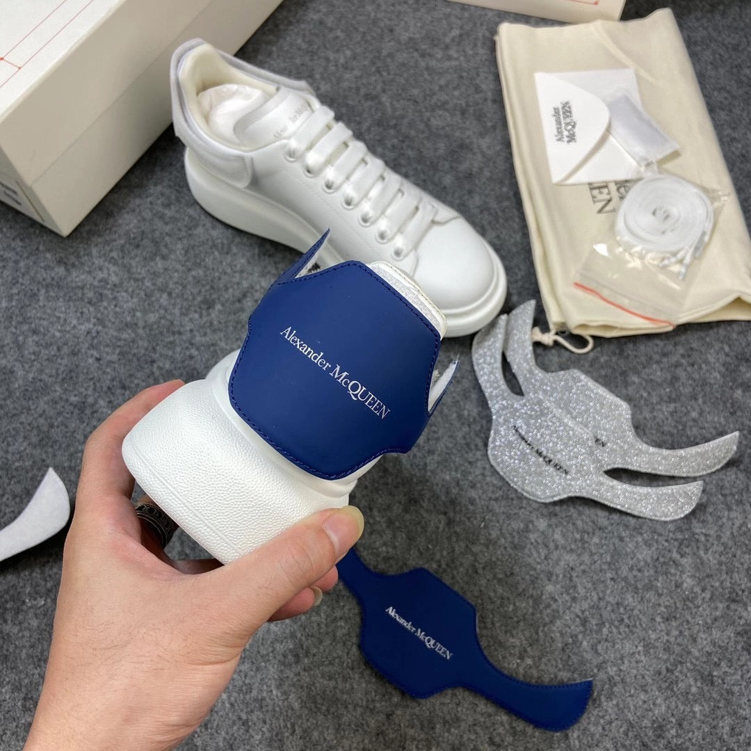 Oversized All White Sneakers