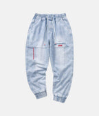Denim Jogger | Limited Edition – material: Premium Cotton & Denim Fit type: Slim Fit Available sizes: S, M, L, XL, – LUX VERSE Luxury Designer Fashion Outlet