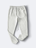 Essentials Cream Sweat Trousers - Men's