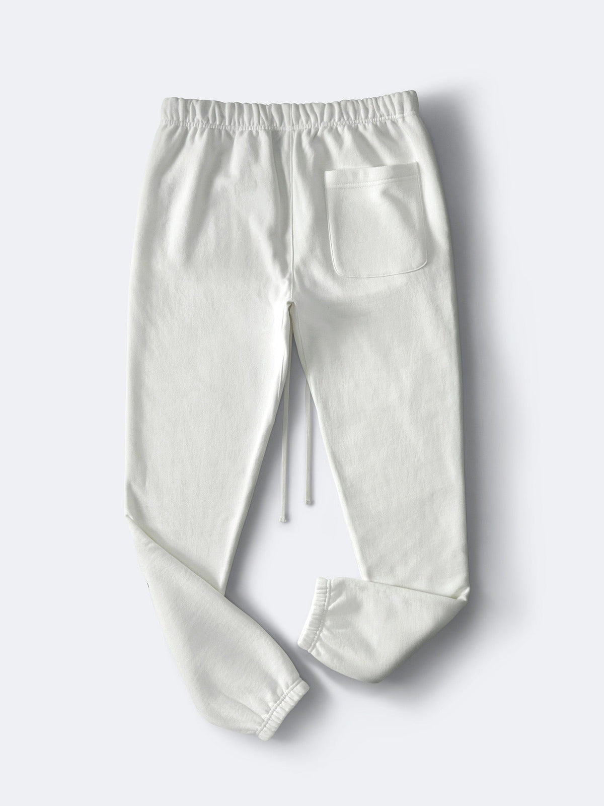 Essentials Cream Sweat Trousers - Men's
