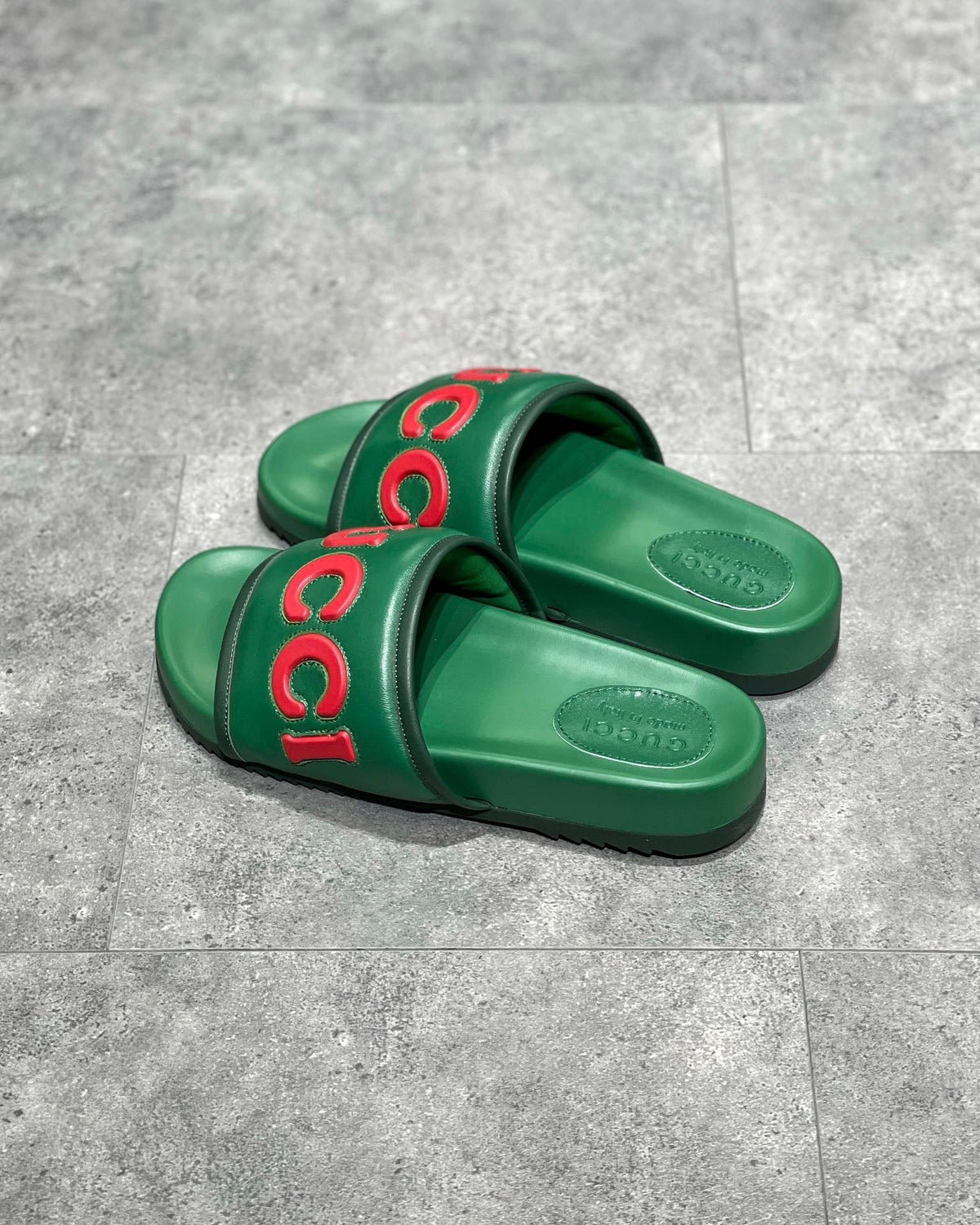 Black and Green Slides