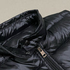 Black Nylon Lightweight Gilet - Men's