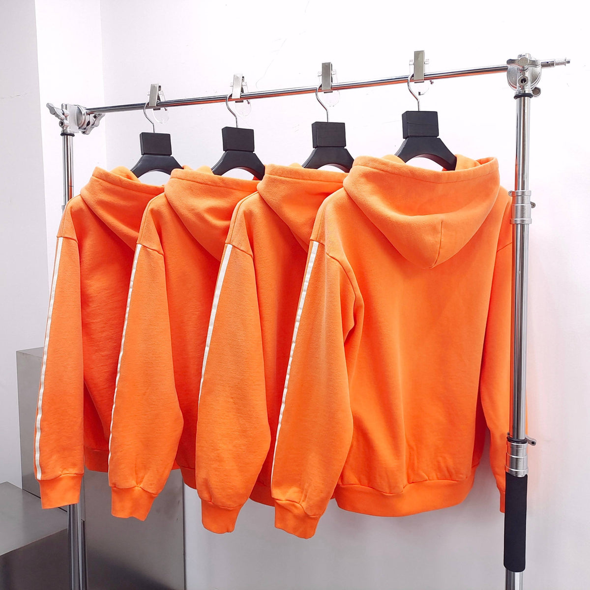 Orange Cotton Patch Pullover - Men's