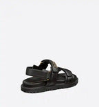 Dioract Sandal. – scratch straps are further enhanced by a gold-finish metal signature on the upper – LUX VERSE Luxury Designer Fashion Outlet