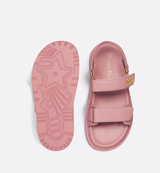 Dioract Sandal. – scratch straps are further enhanced by a gold-finish metal signature on the upper – LUX VERSE Luxury Designer Fashion Outlet