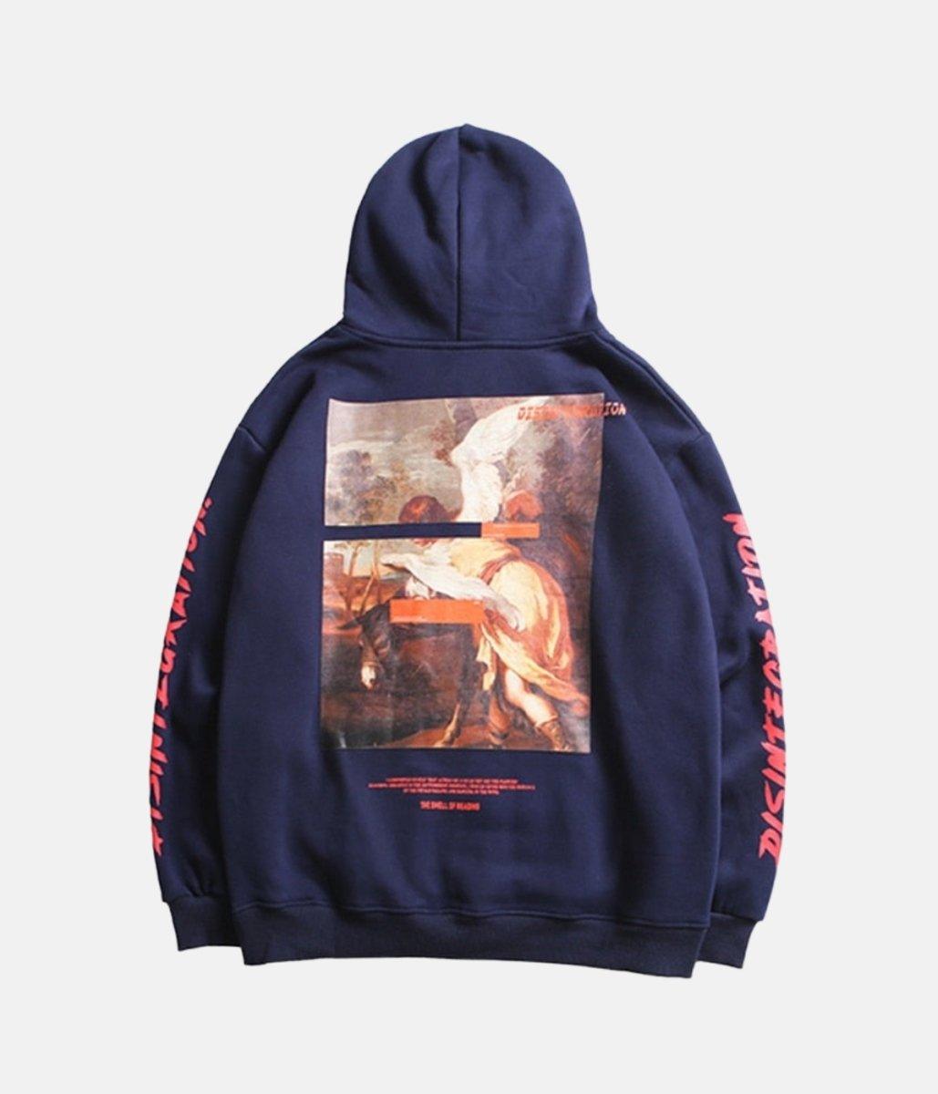 Disintegration Hoodie – l 128 56 72 60 XL 132 58 74 61.5 XXL 136 60 76 63 – LUX VERSE Luxury Designer Fashion Outlet