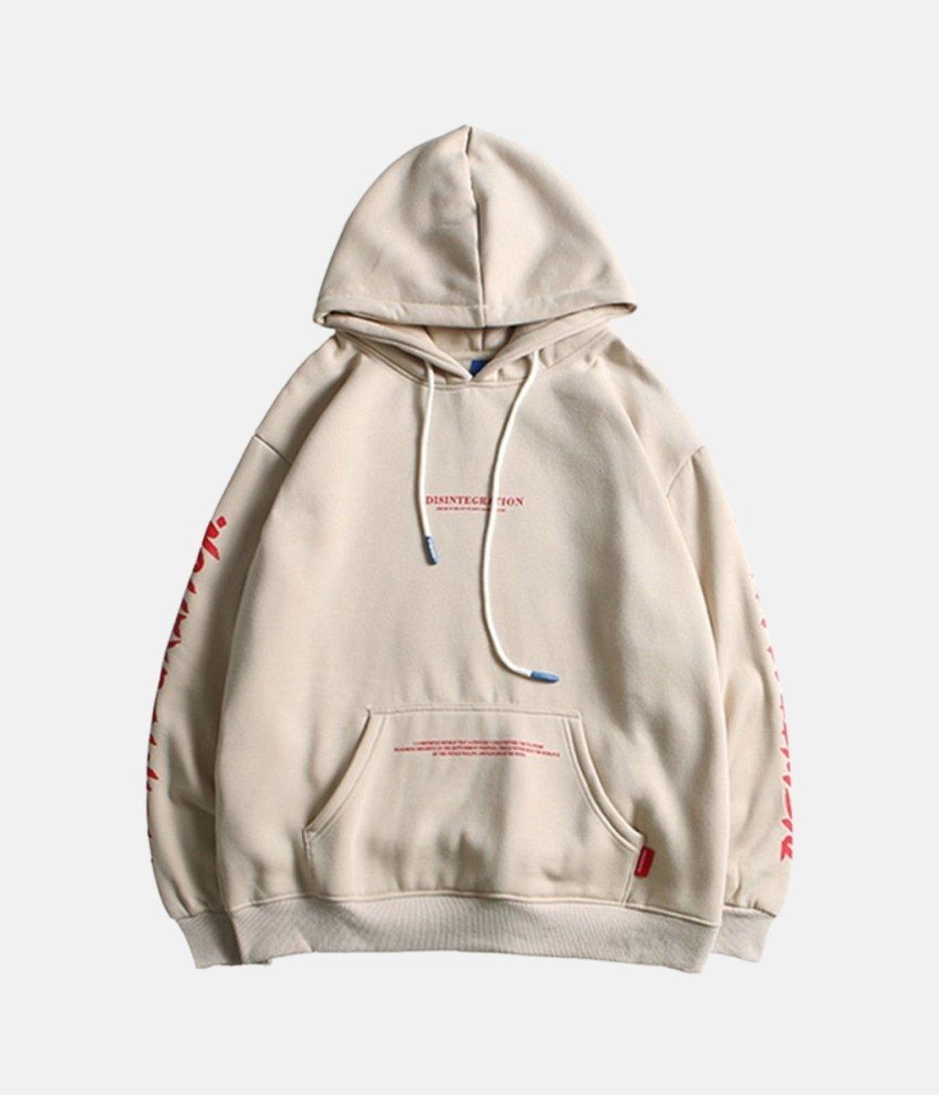 Disintegration Hoodie – xL, XXL SIZING INFO SIZE (cm) Bust Shoulder Length Sleeve M 124 54 70 – LUX VERSE Luxury Designer Fashion Outlet
