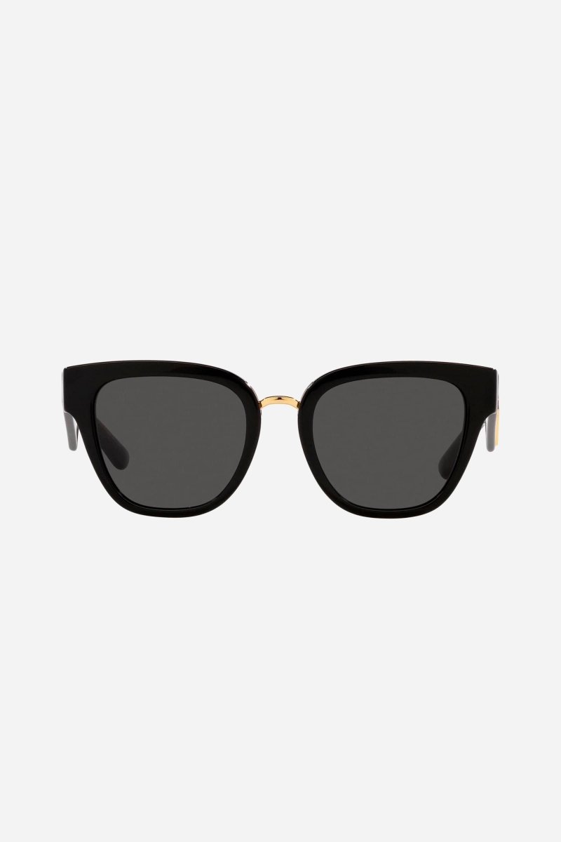 Black cat-eye DG sunglasses – craftsmanship, refinement and timeless elegance: the & Sunglasses – LUX VERSE Luxury Designer Fashion Outlet