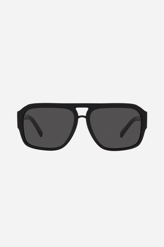 Dolce&Gabbana black pilot sunglasses - Lux Studios