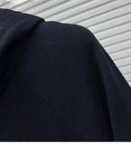4-Bar Zip Navy Hoodie - Men's