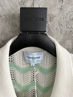 Green Wave Knit Shirt - Men's