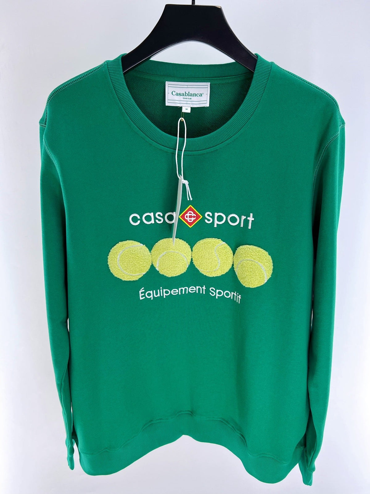 Navy Cotton Ball Graphic Crewneck - Men's