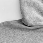 Grey Cotton Bold Text Pullover - Men's