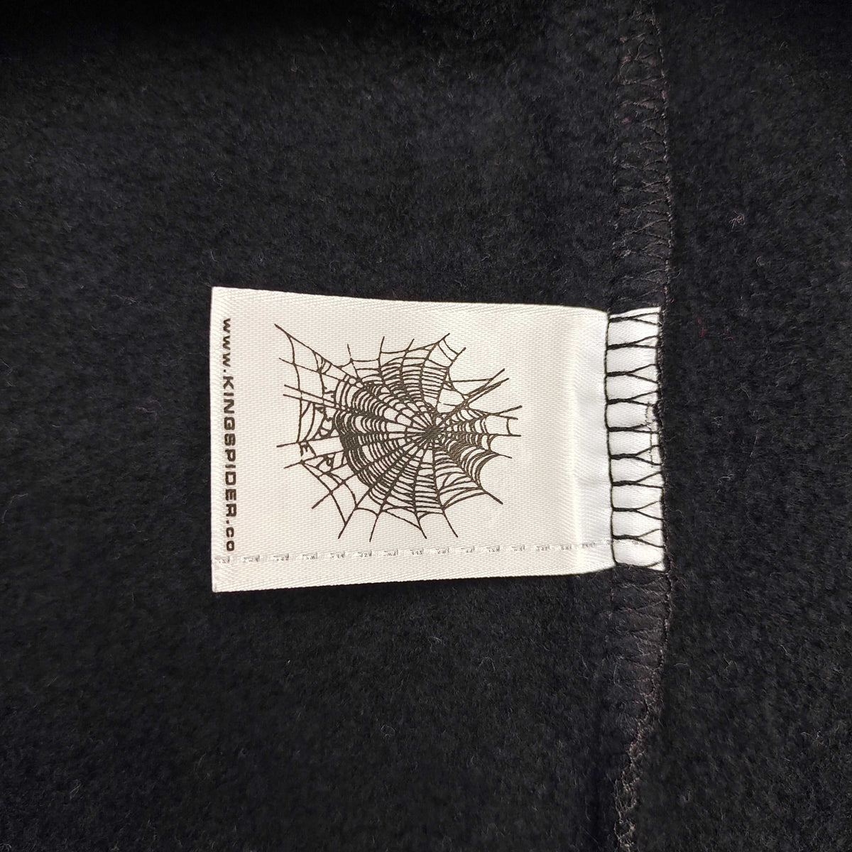 Black Cotton Slogan Pullover - Men's