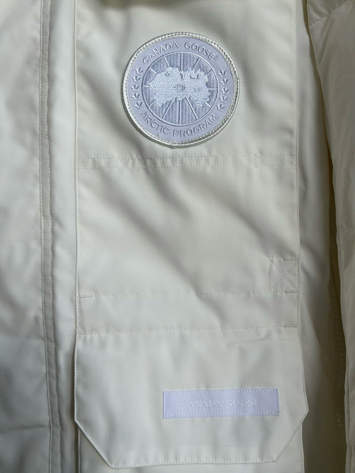 Black and White Parka - Men's