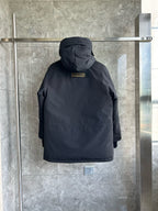 Black and White Parka - Men's