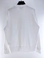 Grey Cotton Crest Graphic Crewneck - Men's