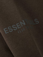 Brown Cotton Logo Pullover - Men's