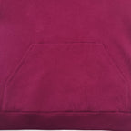 Burgundy Cotton Slogan Pullover - Men's
