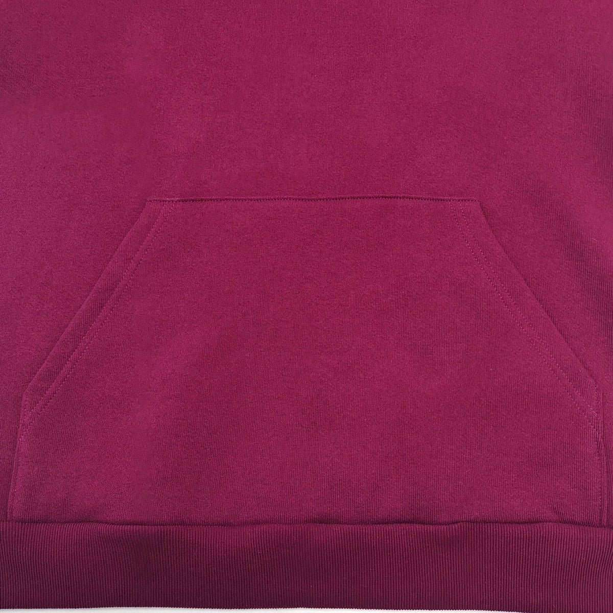 Burgundy Cotton Slogan Pullover - Men's