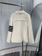4-Bar Knit Jacket Grey - Men's