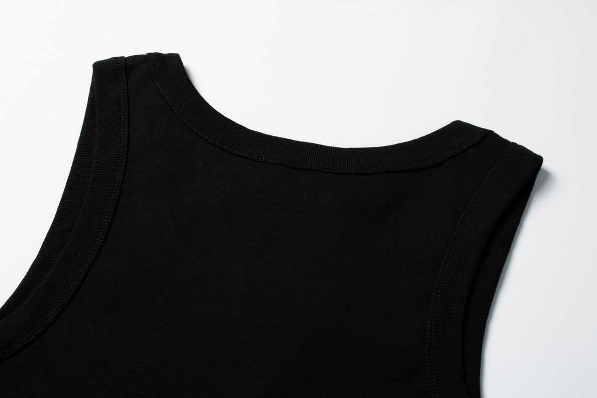 Black and White Tank Top - Men's