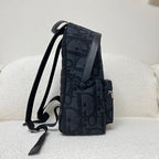 Classic Oblique Black Backpack