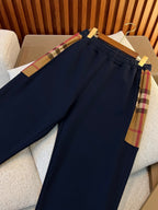Black Cotton Cuffed Joggers - Men's
