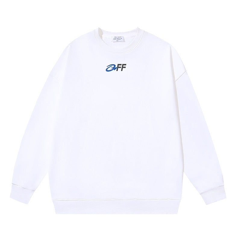 Blue OFF Logo Sweatshirt - Men's