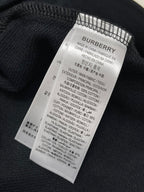 Black Cotton Tonal Emblem Crewneck - Men's