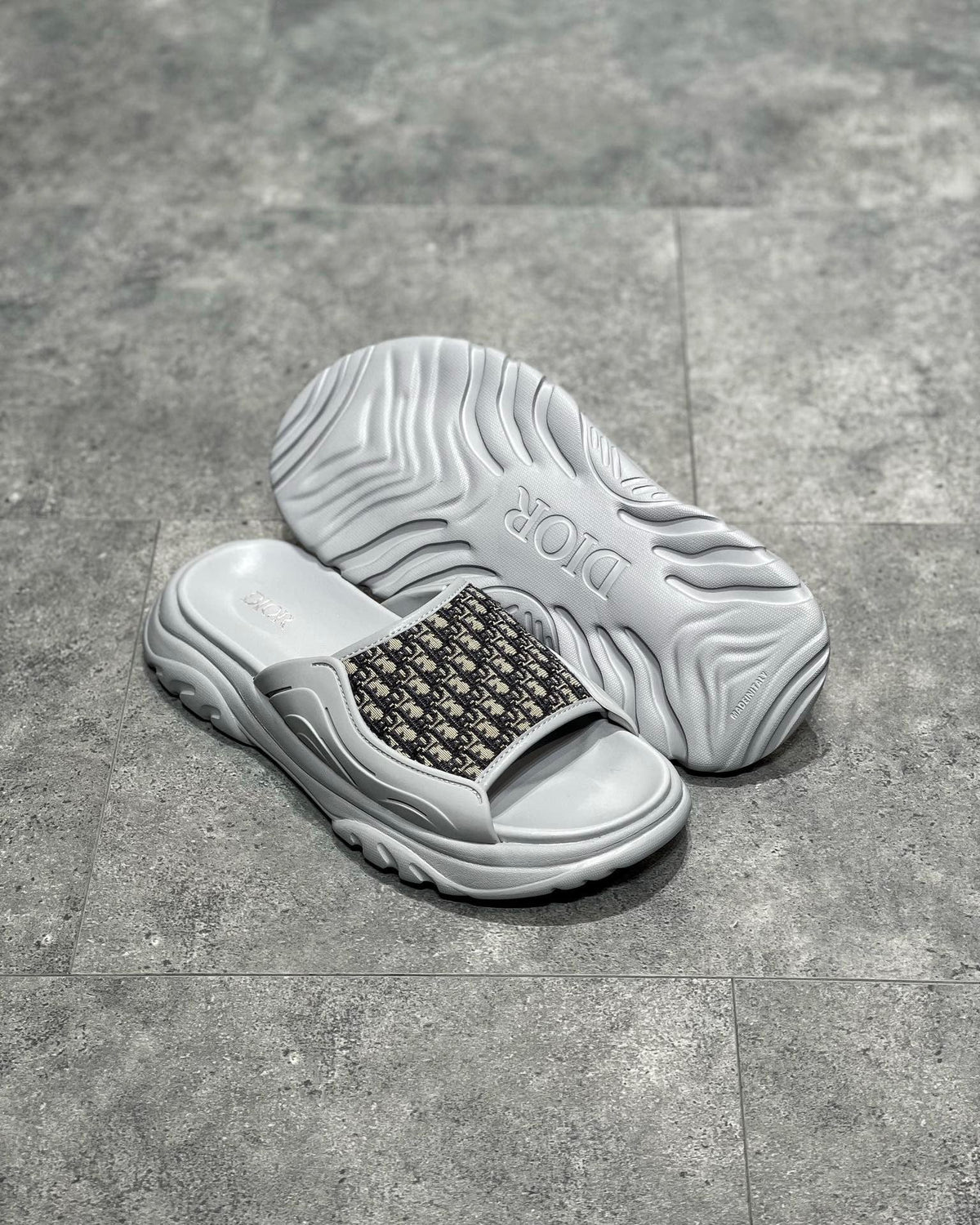 Black and Grey Slides