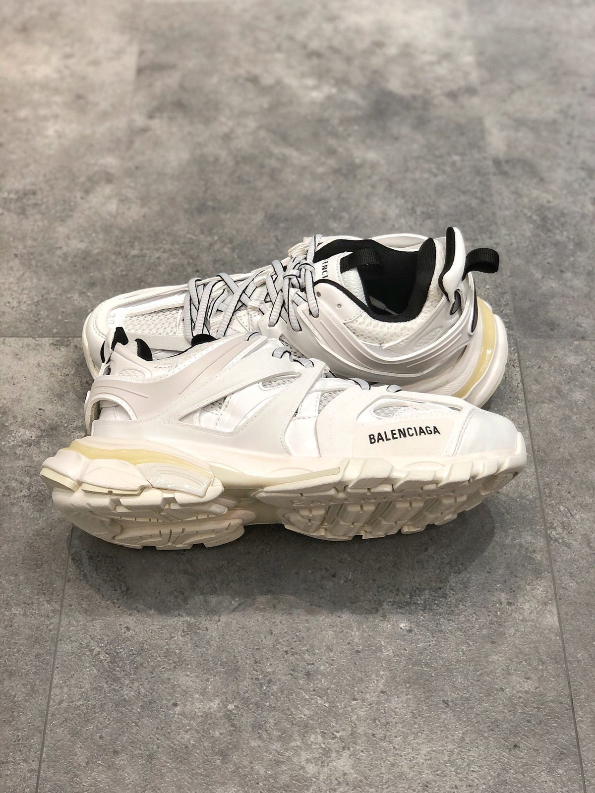 Track White Sneakers