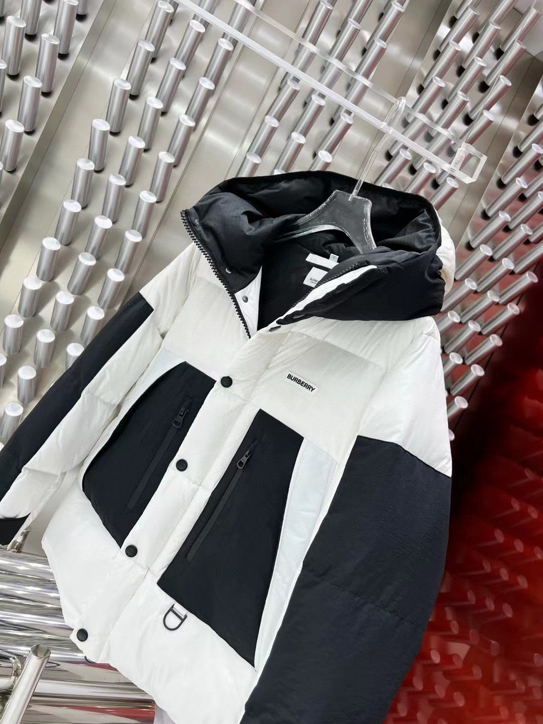 Black Puffer Jacket - Men's
