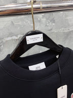 Navy Cotton Heart Logo Crewneck - Men's