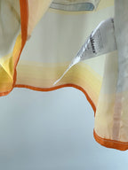Orange Trim Silk Shirt - Men's
