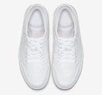 Air Jordan 1 Low White – color Shown: White Model: 553558-130 – LUX VERSE Luxury Designer Fashion Outlet