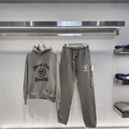 Dark fog Black and Grey Hoodie - Men's