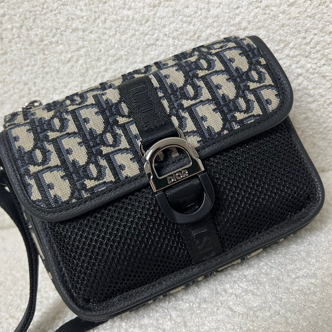 Black and Grey Crossbody Bag